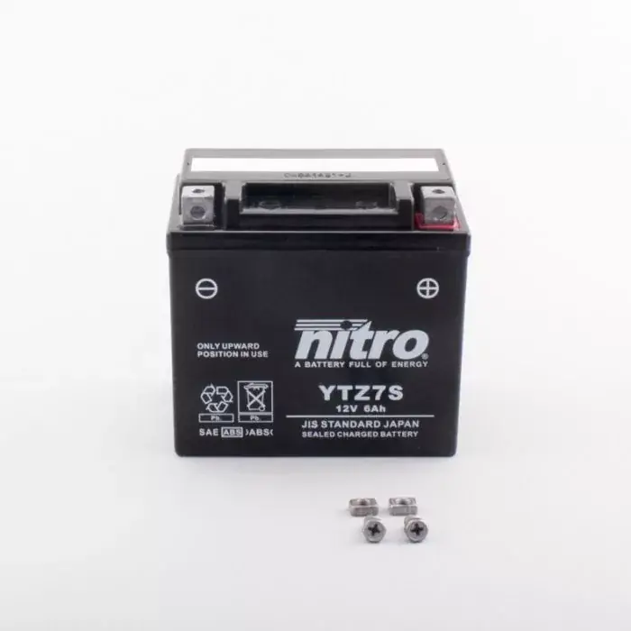 Neu Im Sortiment Nitro YTZ7S GEL Batterie 6AH DIN 50701 geschlossen