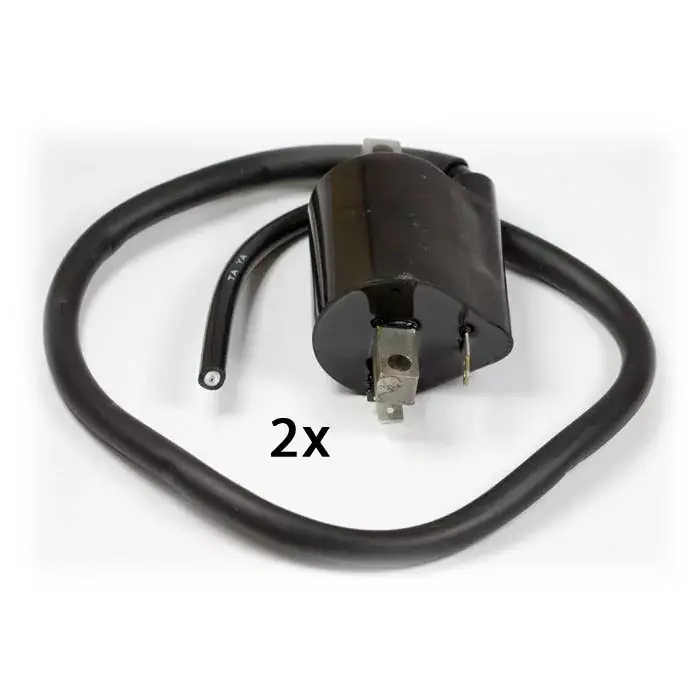 Direktkauf Zündspule 12V passend für Yamaha XV 535 Virago 88-03 Paar 2-Pin