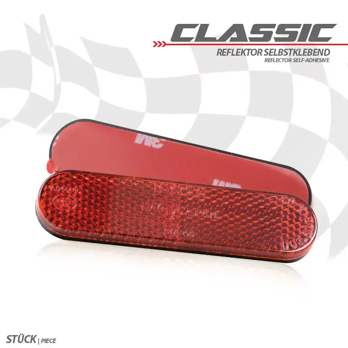 Reflektor Classic rot selbstklebend E-geprüft Online Kaufen
