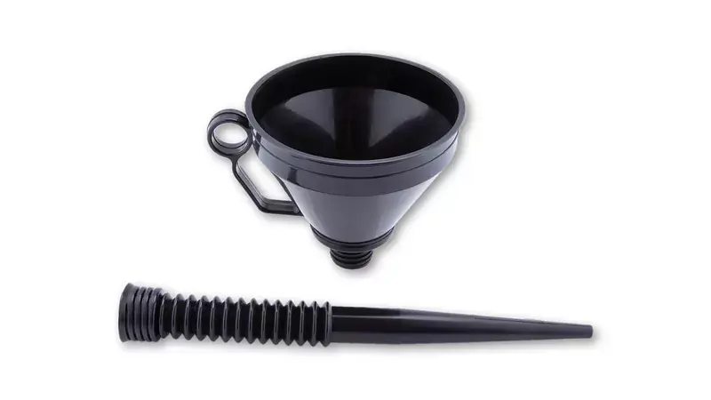 Sichere Zahlung SHIN YO Trichter mit flexiblem Hals, schwarz