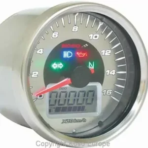 Top-Seller KOSO D64-S LCD Tachometer GP Style rund universal verchromt
