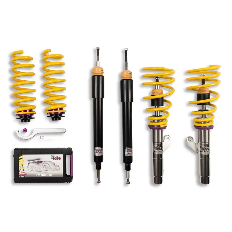KW Gewindefahrwerk V1 inox passend für BMW 3er (E90) 390L, 390X, 3L, M3, M3 GTS, M390 Allrad 02/2004-12/2013 Bestseller
