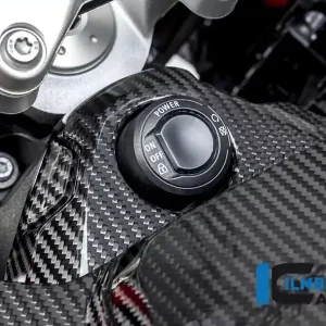 Ilmberger Carbon Zündschlossabdeckung glänzend passend für BMW S1000XR M1000XR Wochenendangebot