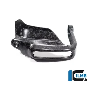 Neuheit Ilmberger Carbon Handprotektor groß mit Blinkeraufnahme links Black Diamond Carbon matt passend für BMW R1300GS