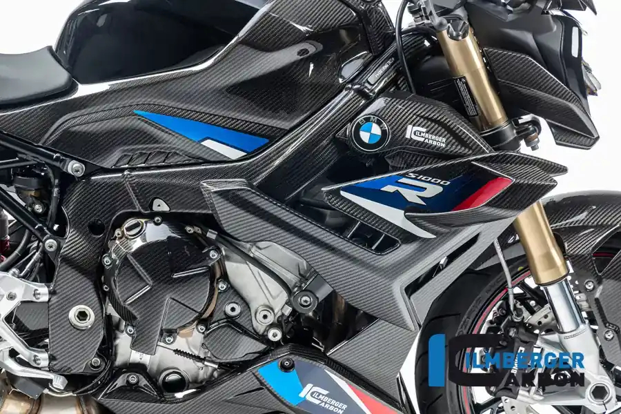Ilmberger Carbon Rahmenabdeckung rechts glänzend passend für BMW S1000R / M1000R Jetzt Bestellen