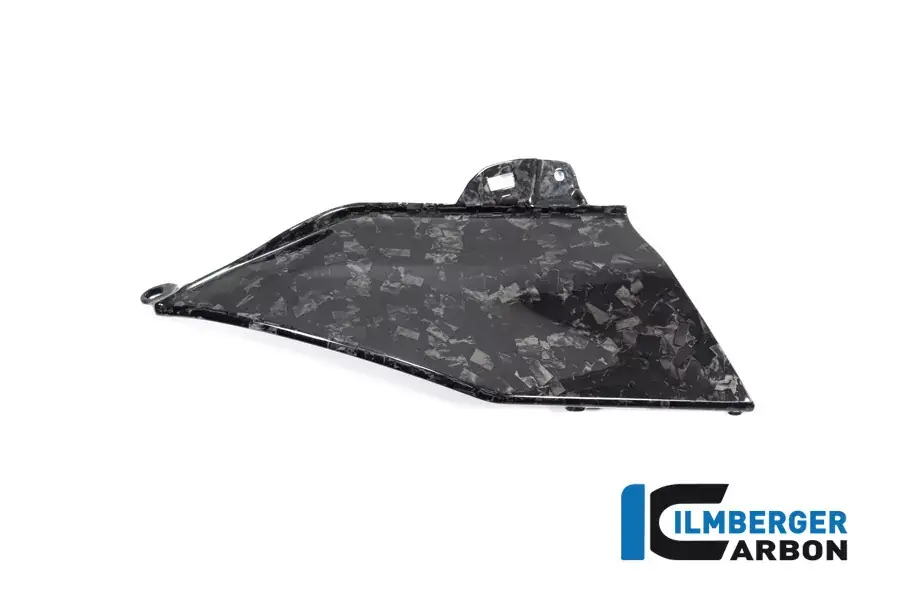 Ilmberger Carbon Tankabdeckung unten links Black Diamond Carbon glänzend passend für BMW R1300GS 2023- Echt