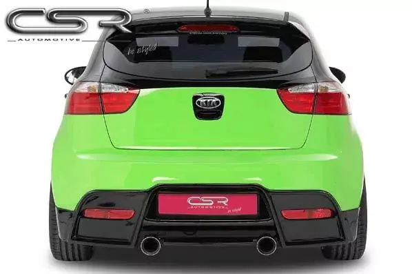 Super-Preis Blende zwischen den Endrohren passend für Kia Rio 3. Generation UB ZB120