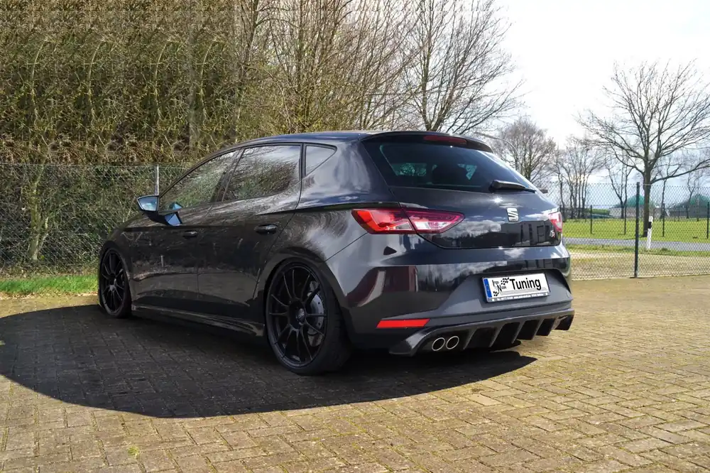 Markenprodukt Heckansatz Heckdiffusor passend für Seat Leon 3 5F