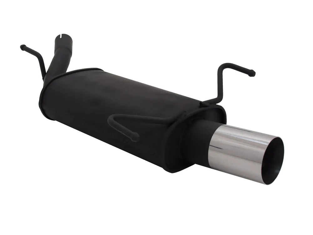 Highlight Novus Sportauspuff passend für Opel Corsa C 1x90mm RL-Design
