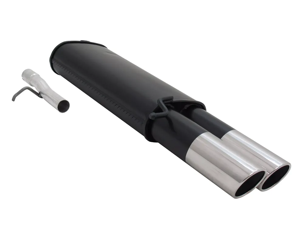 Neu Im Sortiment Novus Sportauspuff passend für VW Passat 3B / 3BG 2x90mm SR-Design