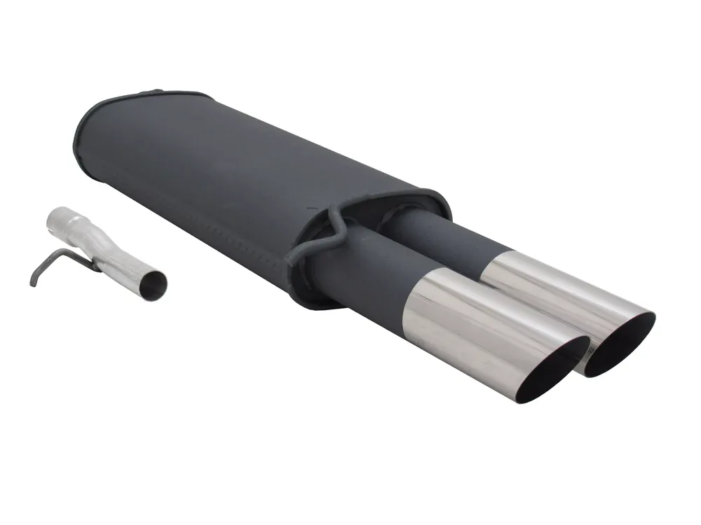 Nur Für Kurze Zeit Novus Sportauspuff passend für VW Passat 3B / 3BG 2x76mm MS-Design