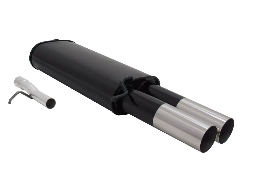 Schnäppchen Novus Sportauspuff passend für VW Passat 3B / 3BG 2x76mm RL-Design