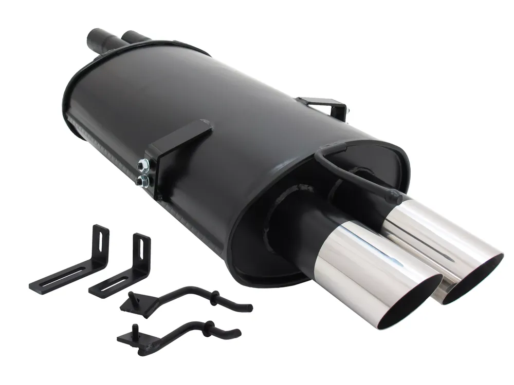 Novus Sportauspuff passend für BMW E46 320 / 325 / 330 2x76mm MS-Design Must-Have