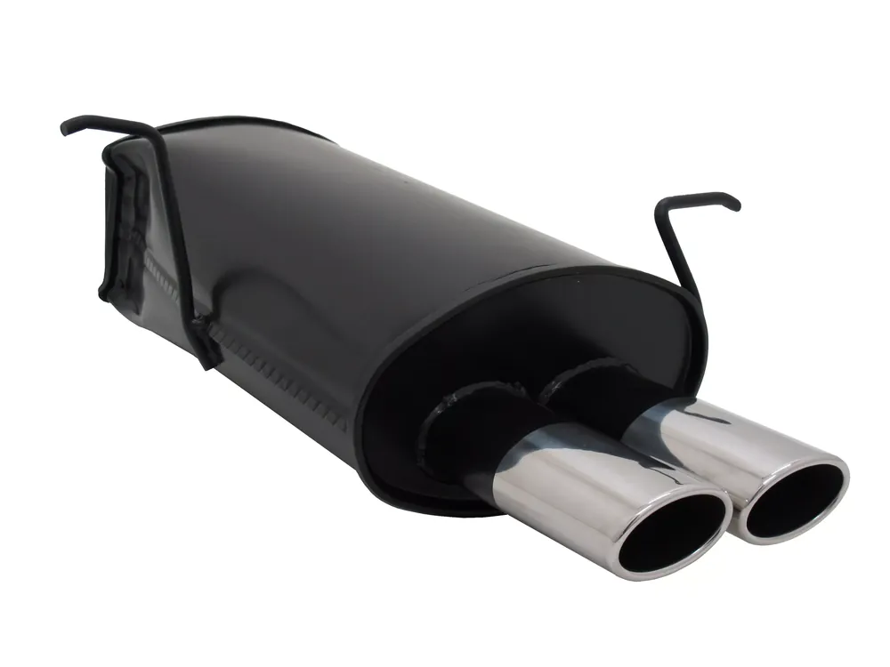 Ausverkauf Novus Sportauspuff passend für BMW E46 2x85/58mm AM-Design