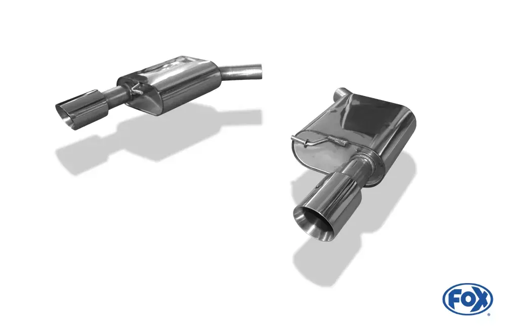 Preisreduziert FOX Endschalldämpfer passend für Audi A6 4G 2,0l TFSI / 2,8l FSI