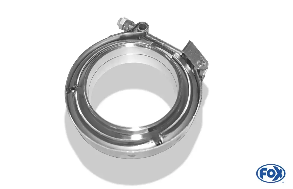 Must-Have FOX V-Bandschelle Ø63,5mm Set aus Edelstahl mit Schnellverschluss