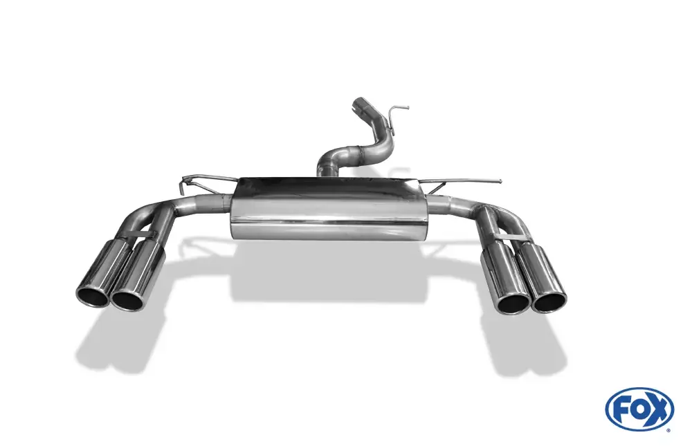 FOX Endschalldämpfer passend für Seat Ateca 5FP 4x4 - 2x80 mm Bestpreis