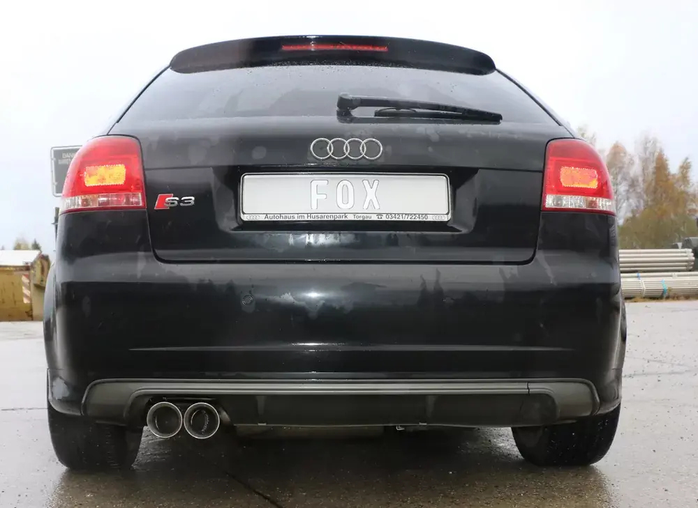 Endschalldämpfer passend für Audi S3 8P – 2x90 Typ 25 Edelstahl Zertifiziert