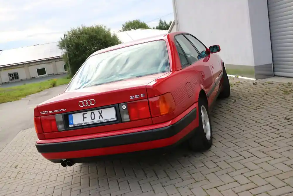 Expressversand FOX Endschalldämpfer 2x70 Typ 14 passend für Audi 100/A6 C4 quattro