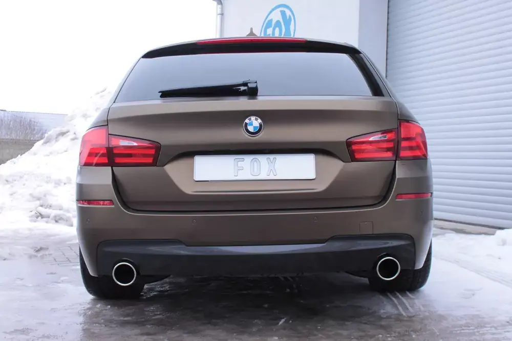 FOX Endschalldämpfer passend für BMW F11 535d rechts/links einflutig - 1x100 Typ 16 Bestpreis