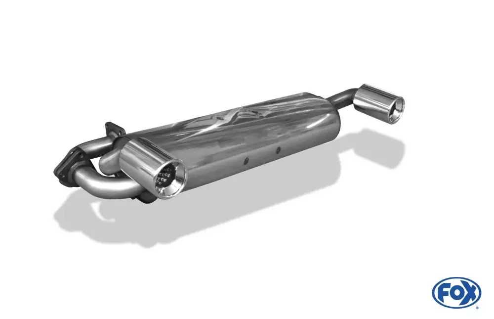 Begrenztes Angebot FOX Endschalldämpfer passend für MG TF 1x90 Typ 13 rechts/links