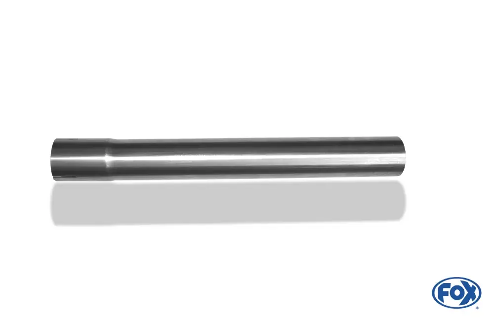 Neue Ware FOX Uni-Rohr geweitet aus Edelstahl Ø63,5mm Länge 500mm