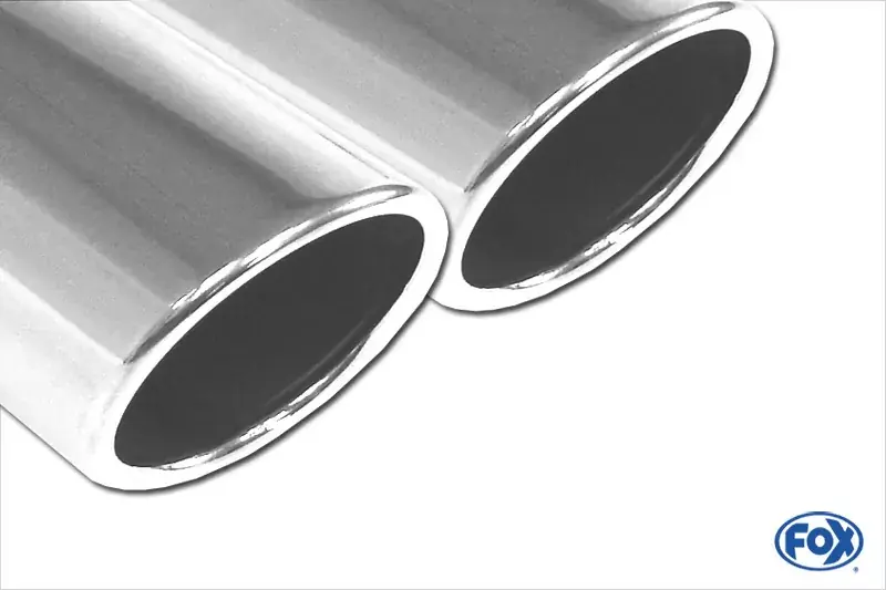 Saisonangebot FOX Endschalldämpfer 2x80 Typ 16 Edelstahl passend für VW Beetle 1,2l 5C