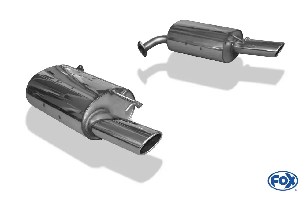 Schneller Versand FOX Endschalldämpfer passend für Lexus GS JZ160 – 115x85 Typ 32