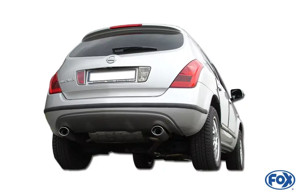 FOX Endschalldämpfer passend für Nissan Murano Z50 Nur Für Kurze Zeit