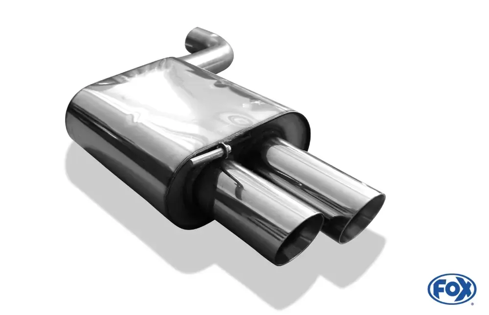 Preiswert FOX Endschalldämpfer 2x80 Typ 25 passend für BMW E90/91/92 325d 330d