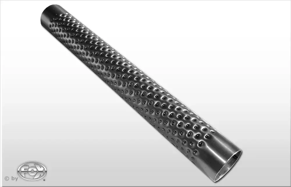 FOX perforiertes Rohr Variante 2 Ø55mm Edelstahl 450mm Beliebt