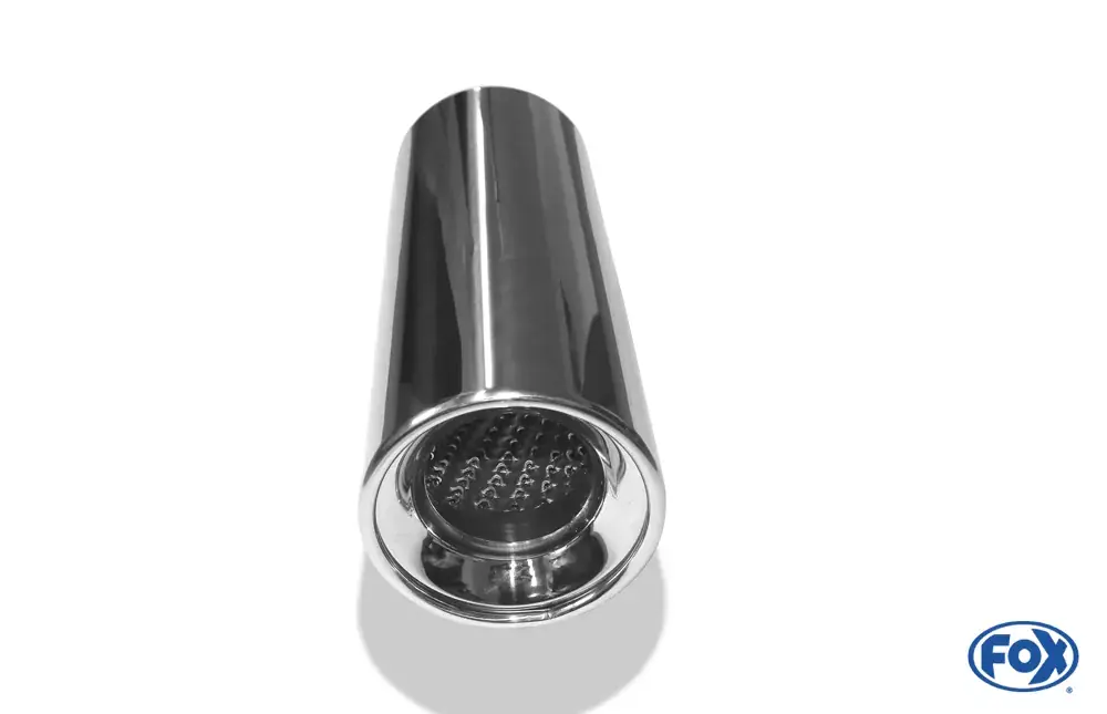 Jetzt Kaufen FOX Anschweißendrohr Typ 13 Ø114 mm Edelstahl mit Absorber