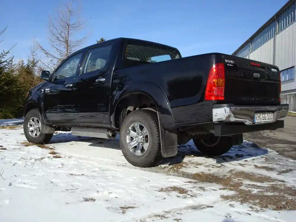 Sofort Bestellen FOX Sidepipe Halbanlage passend für Toyota Hilux III KUN25 Double Cap
