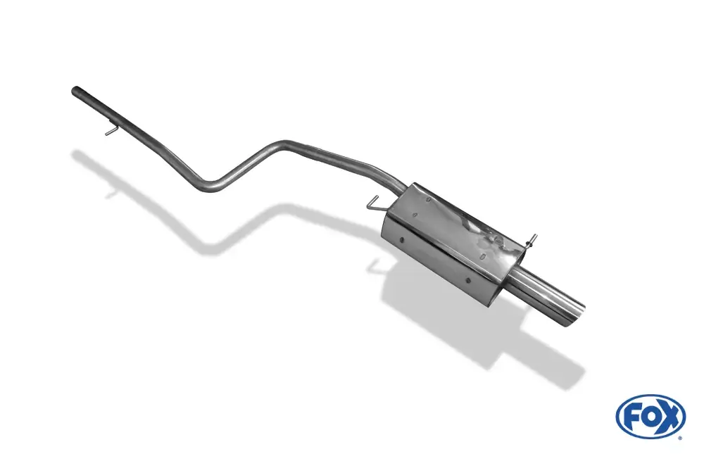 FOX Endschalldämpfer passend für Ford Fiesta VI 1x90 Typ 14 Neue Kollektion