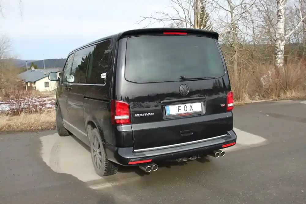 Garantierte Lieferung FOX Endschalldämpfer passend für VW Bus T5/T6 2x80 Typ 13 rechts/links