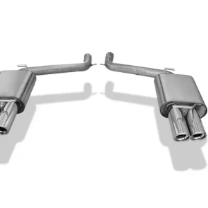 Expressversand FOX Endschalldämpfer passend für Chrysler 300C 3,5l 183kW Doppelrohr 2x80 Typ 17 rechts/links