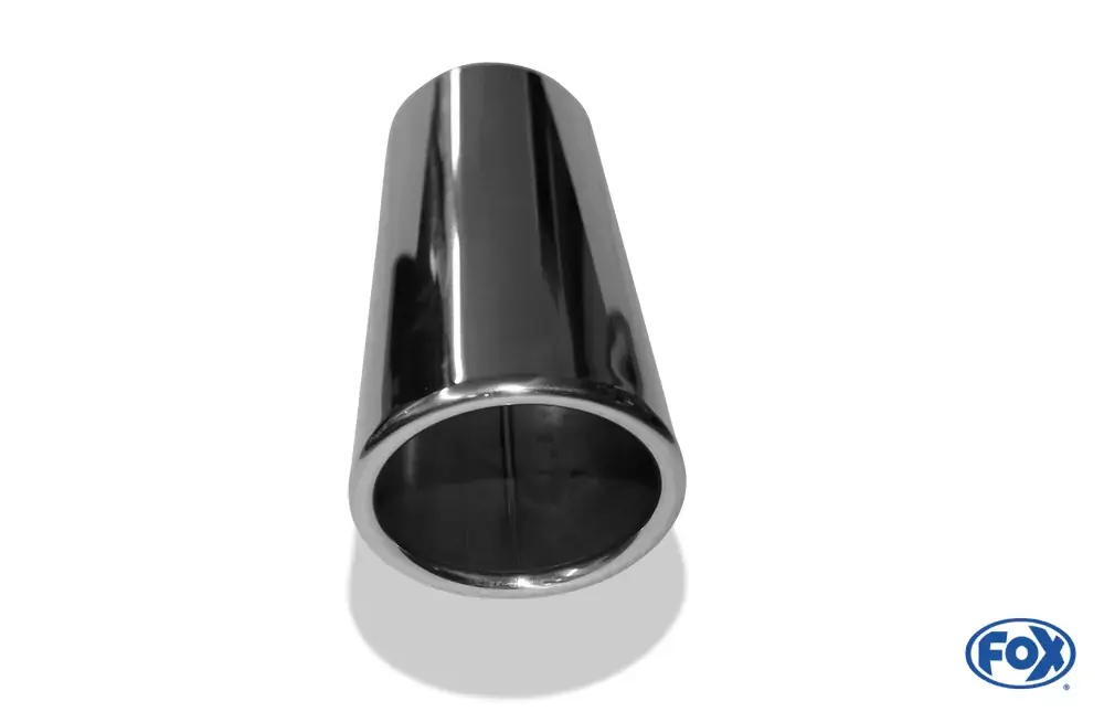 FOX Anschweißendrohr Typ 32 88x74 mm Edelstahl Schneller Versand