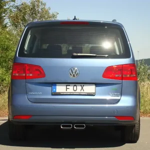 FOX Endrohr 2x130x50 Typ 56 passend für VW Touran 1T3 Meistverkauft