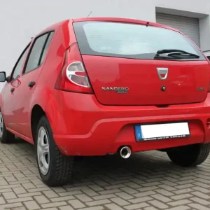 Schnäppchen FOX Endschalldämpfer passend für Dacia Sandero 1x90 Typ 13