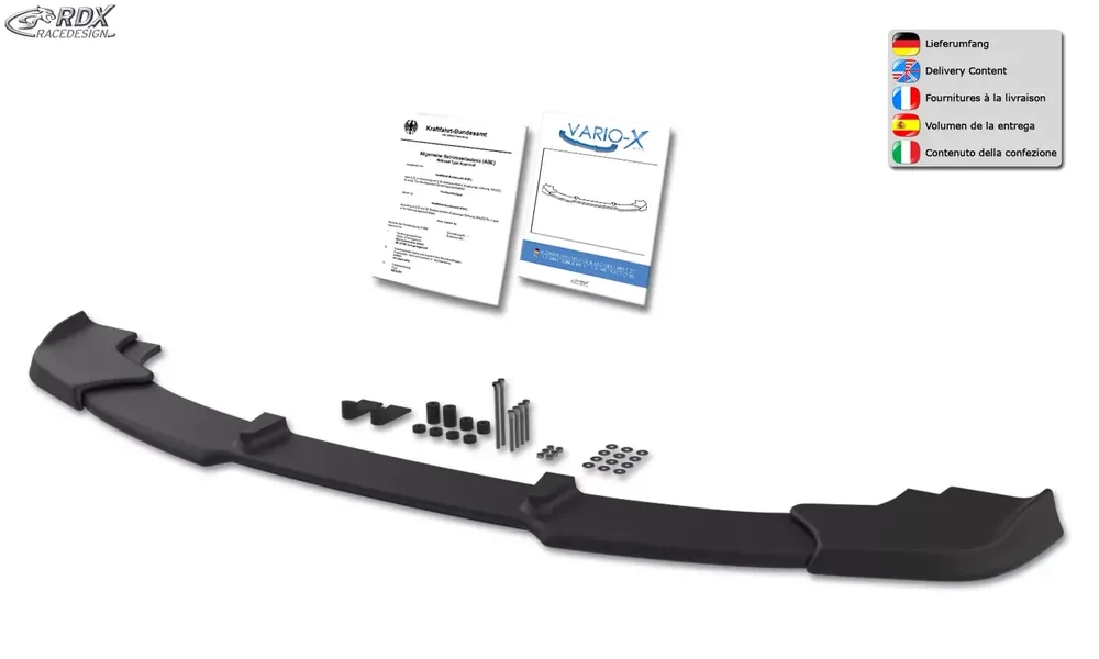 RDX VARIO-X Frontspoiler passend für BMW 3er E90 / E91 bis 09/2008 Online Kaufen