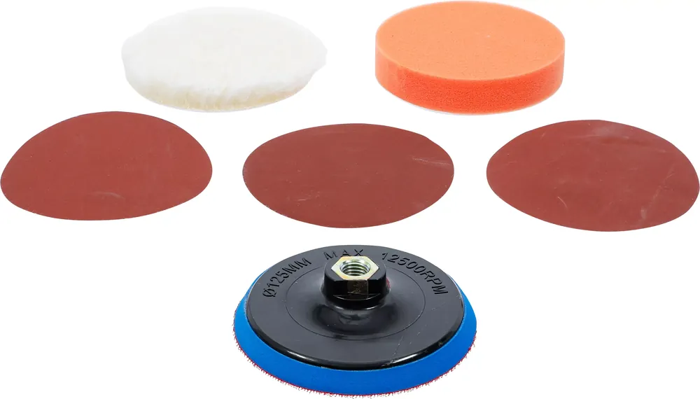 Schleif- und Polierscheiben-Satz Ø 125 mm Mega-Angebot