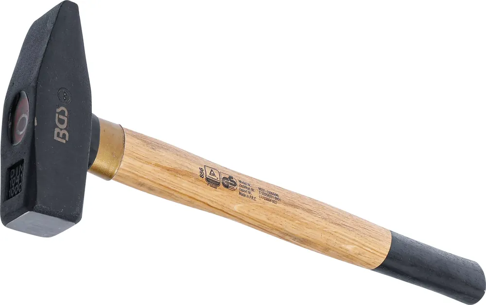 Expressversand Schlosserhammer 1000 g mit Holzstiel nach DIN 1041