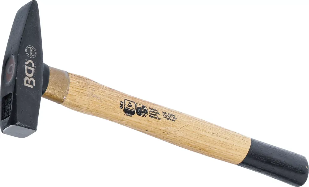 Preis Gesenkt Schlosserhammer 300 g DIN 1041 mit Holz-Stiel