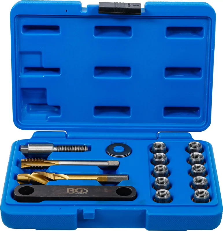 Schneller Versand BGS Reparatur-Satz für Bremsgewinde M12 x 1,5 passend für VAG 15-tlg.
