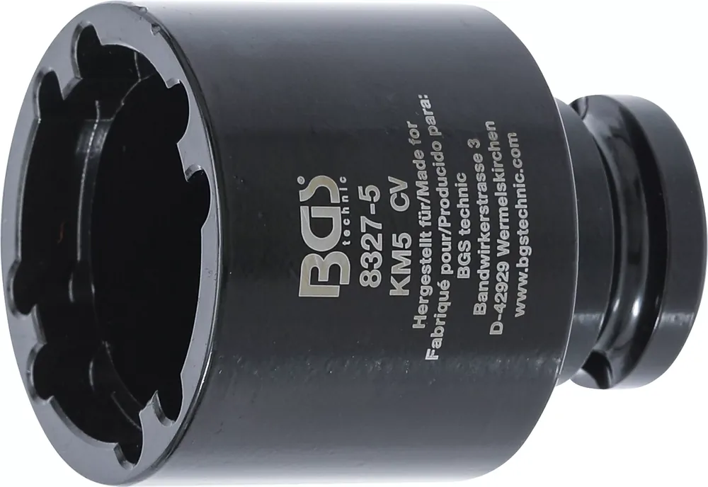 BGS Nutmutternschlüssel KM5 mit innenliegenden Zapfen Begrenztes Angebot