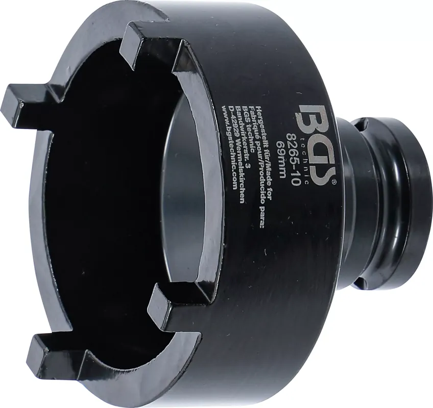 BGS Nutmutternschlüssel 69 mm KM8 mit außenliegenden Zapfen Schnäppchen