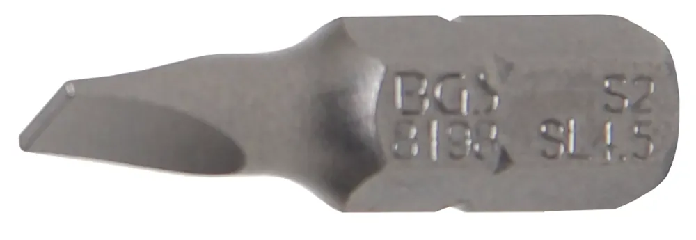 Neu BGS Bit Schlitz 4,5 mm Länge 25 mm Außensechskant 6,3 mm (1/4")
