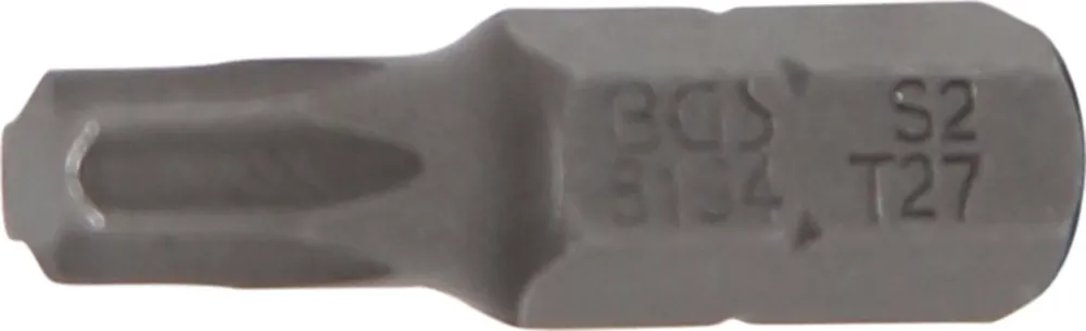 Heißes Angebot BGS Bit T27 Länge 25 mm Außensechskant 1/4 Zoll (6,3 mm)