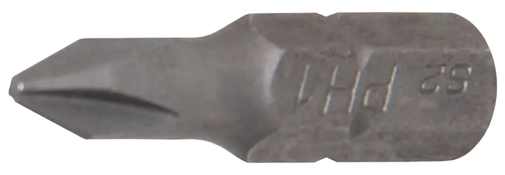 BGS Bit Kreuzschlitz PH1 Länge 25 mm Außensechskant 6,3 mm (1/4 Zoll) Neue Kollektion