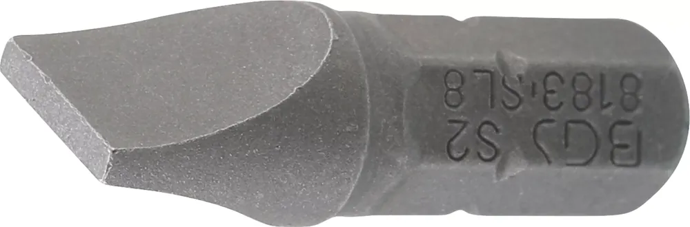 Sofort Bestellen BGS Bit Schlitz 8 mm, Länge 25 mm, Außensechskant 6,3 mm (1/4")